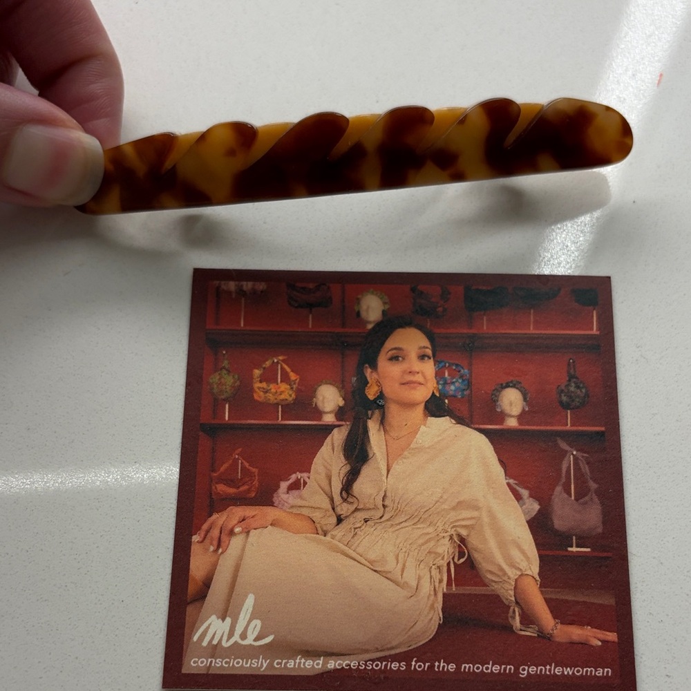 Made by MLE Baguette Hair Clip in Toast